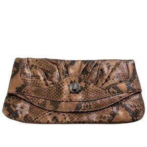 STYLE & CO. Snake print Clutch Bag